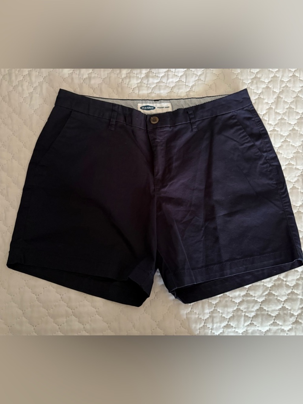 Old Navy Dark Navy Cotton Chino Shorts